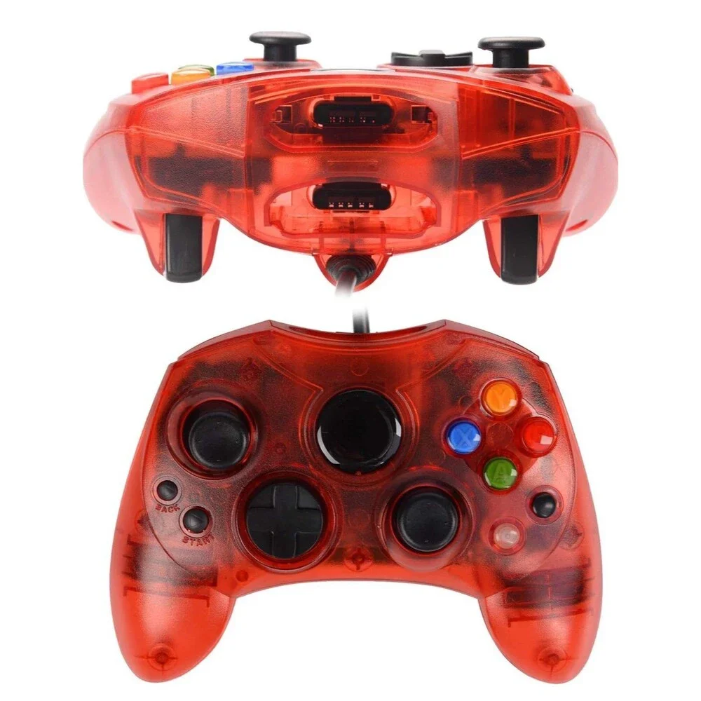 Wired Gamepad Joystick Controller Compatible With Microsoft Classic Xbox S-type